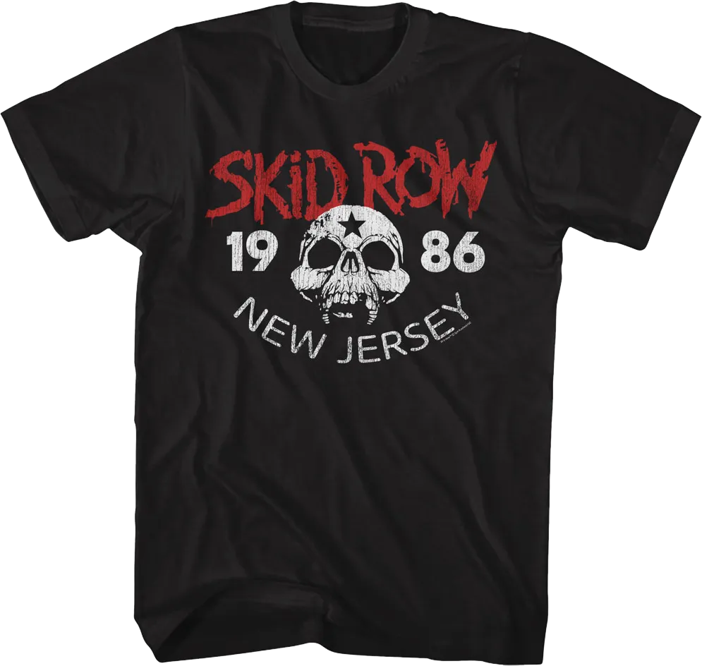 1986 Skull Skid Row T-Shirt