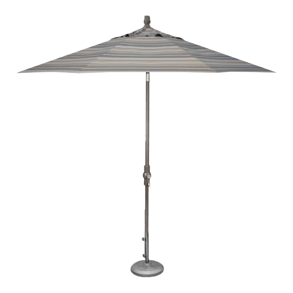 9' MARKET UMBRELLA, MILANO CHAR STRIPE