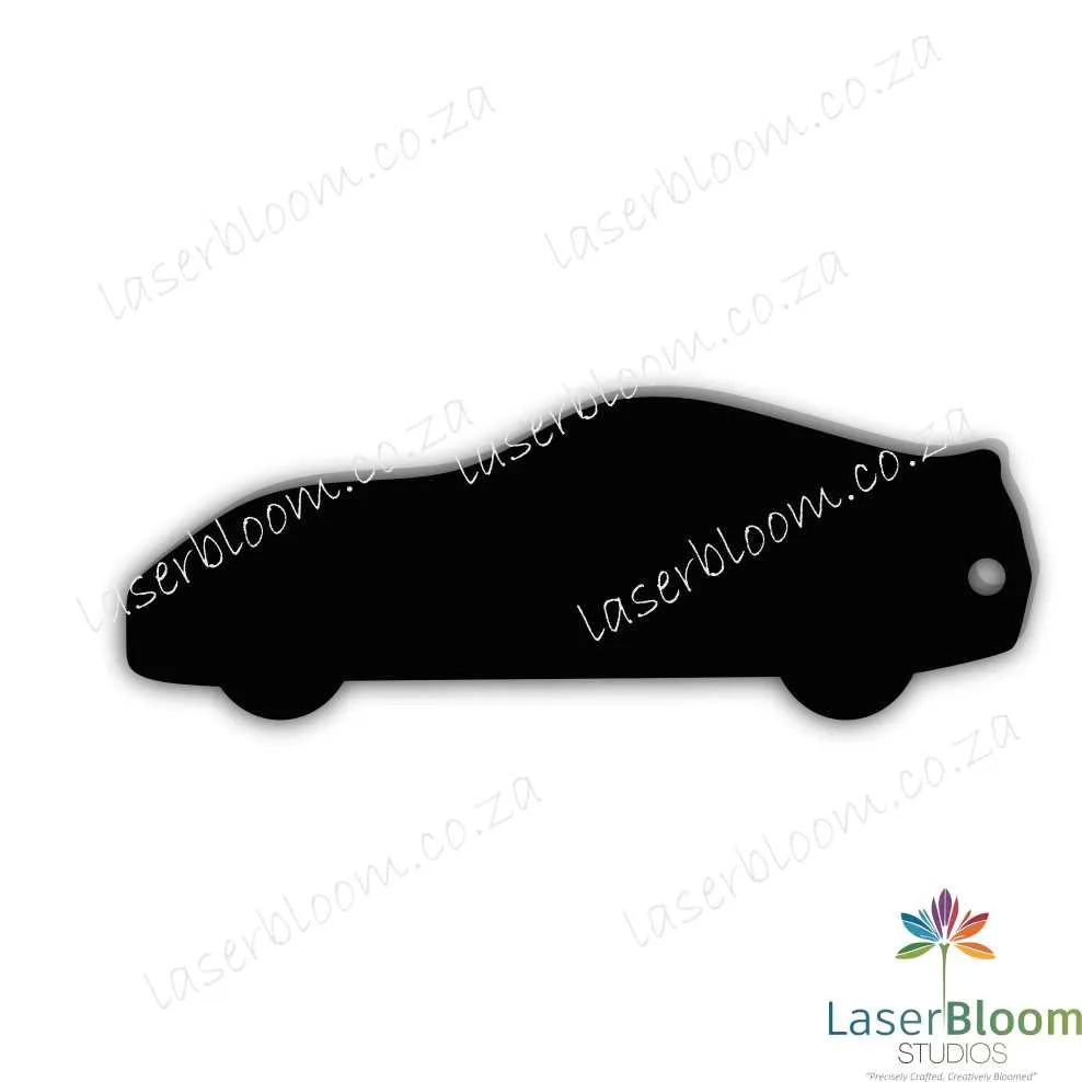 Acrylic Sports Car- Select Your Thickness (1.5mm, 2mm, 3mm)