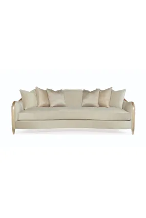 Beige Modern Classic Sofa | Caracole Adela