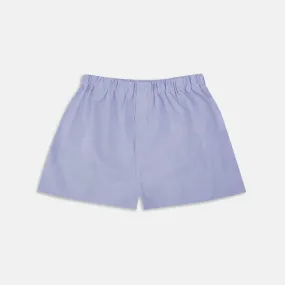 Blue End-On-End Cotton Boxer Shorts