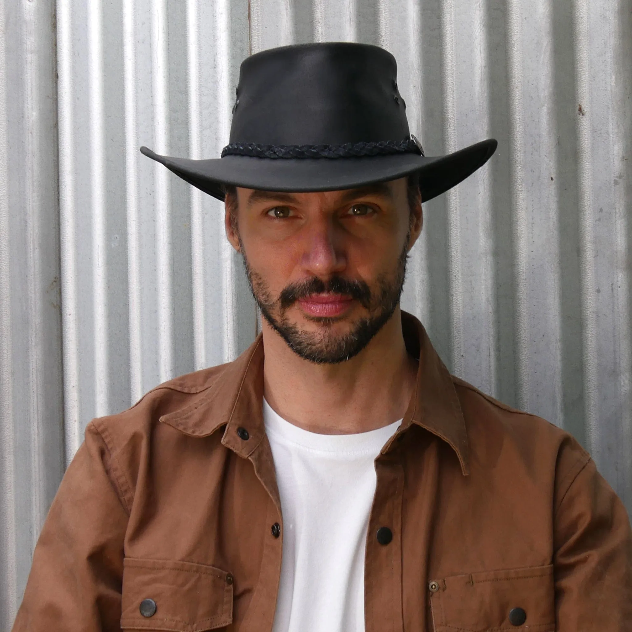 Busselton Leather Hat