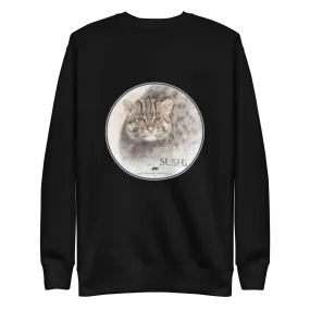 Fishing Cat Sushi Premium Sweatshirt