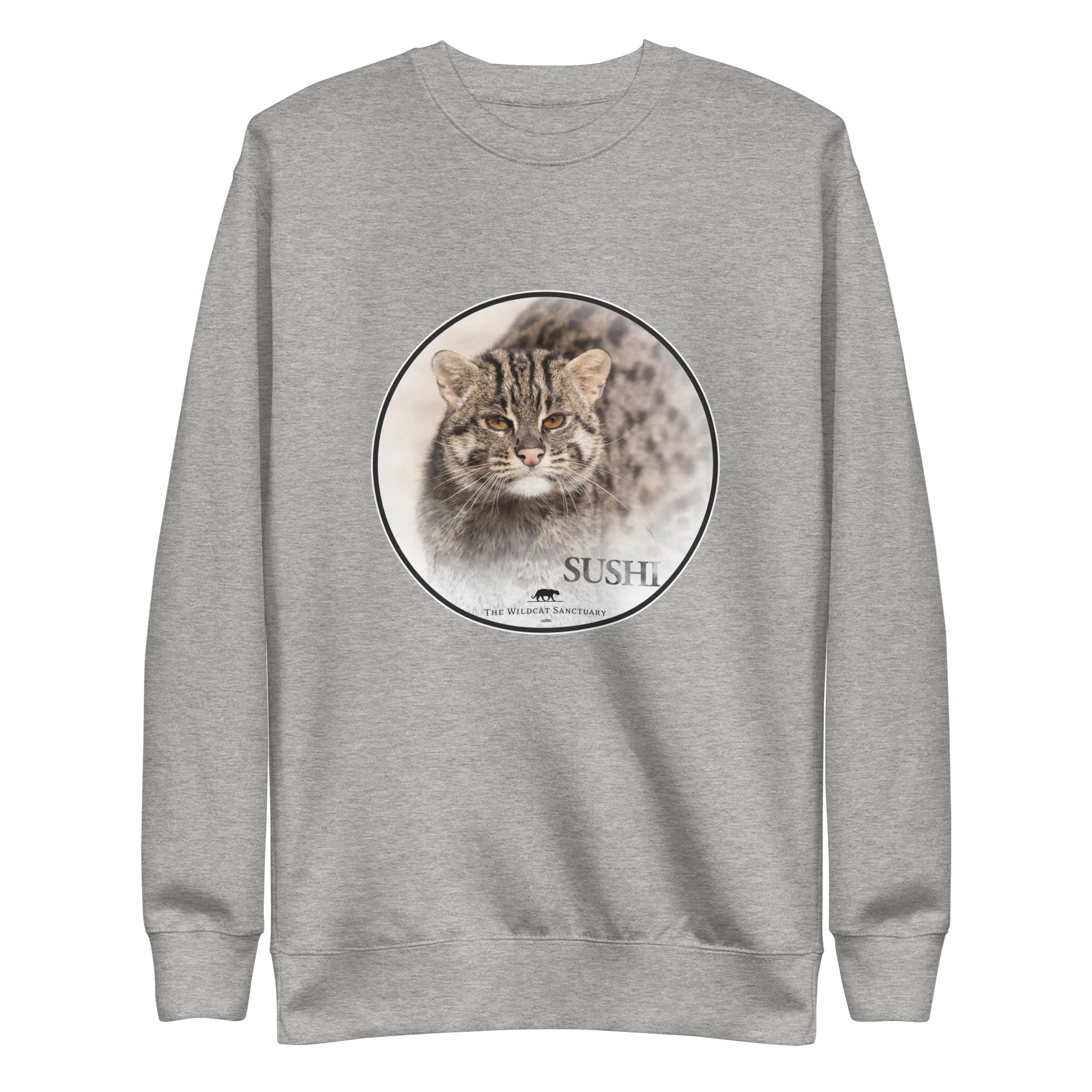 Fishing Cat Sushi Premium Sweatshirt