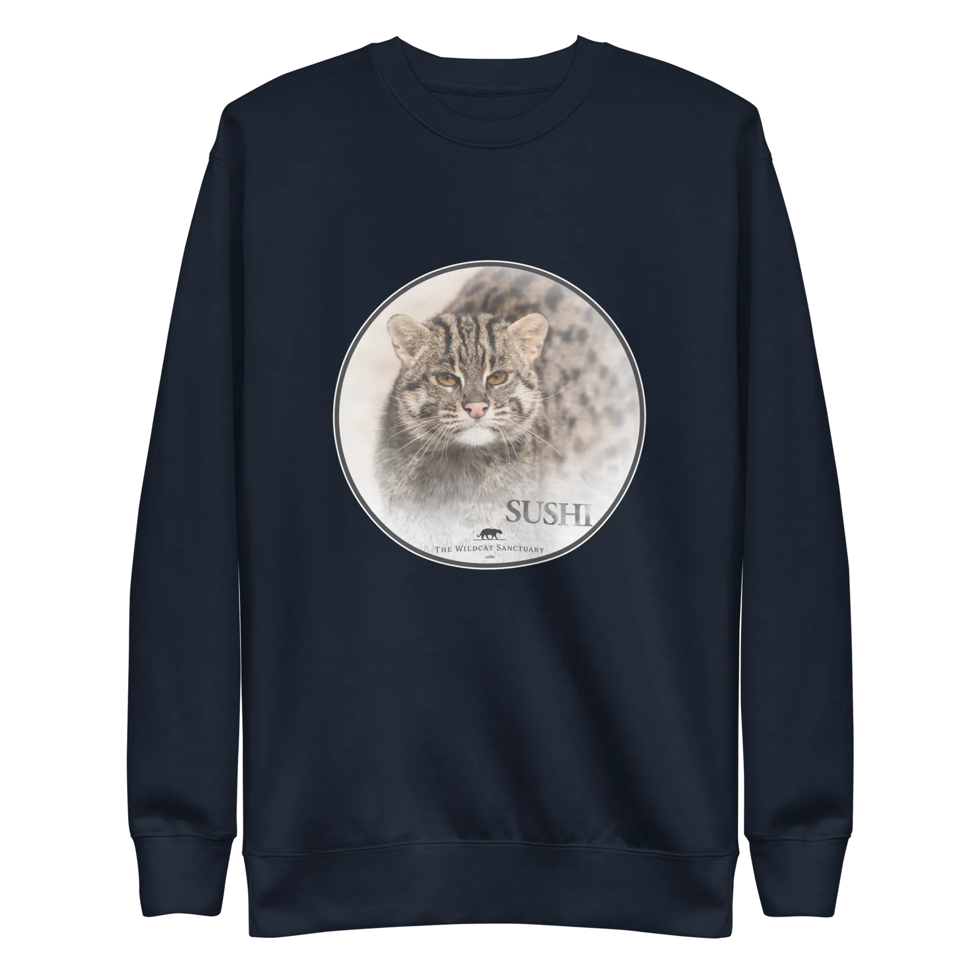 Fishing Cat Sushi Premium Sweatshirt