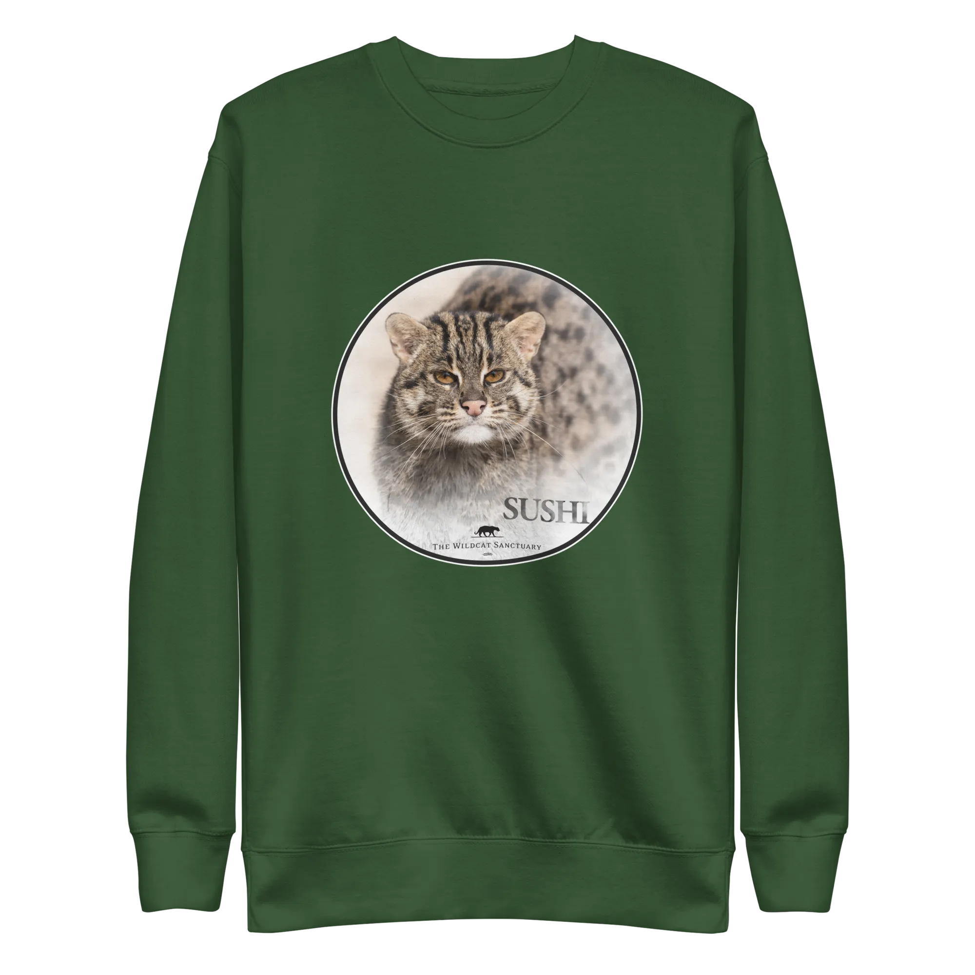 Fishing Cat Sushi Premium Sweatshirt