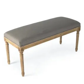 French Oak Gray Bench