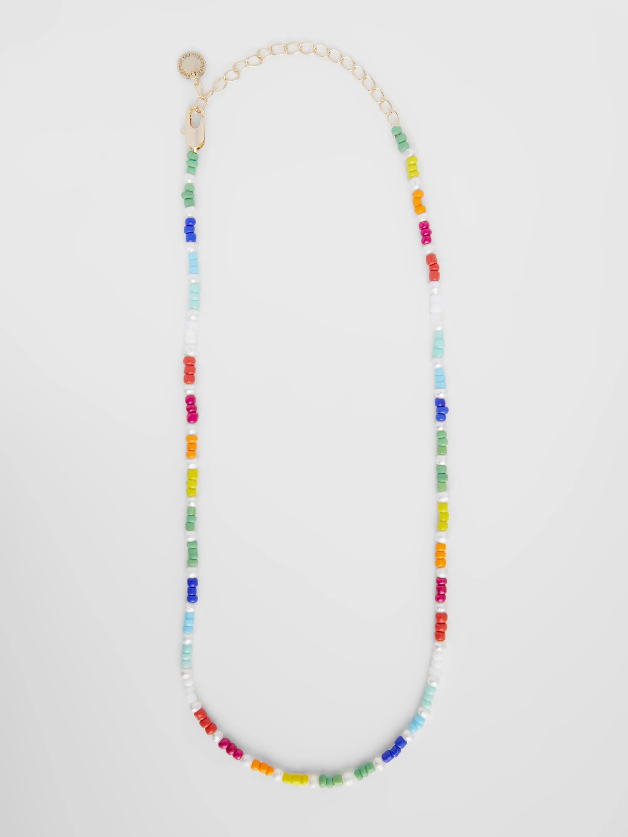 Fresh Water Pearl Rainbow Necklace