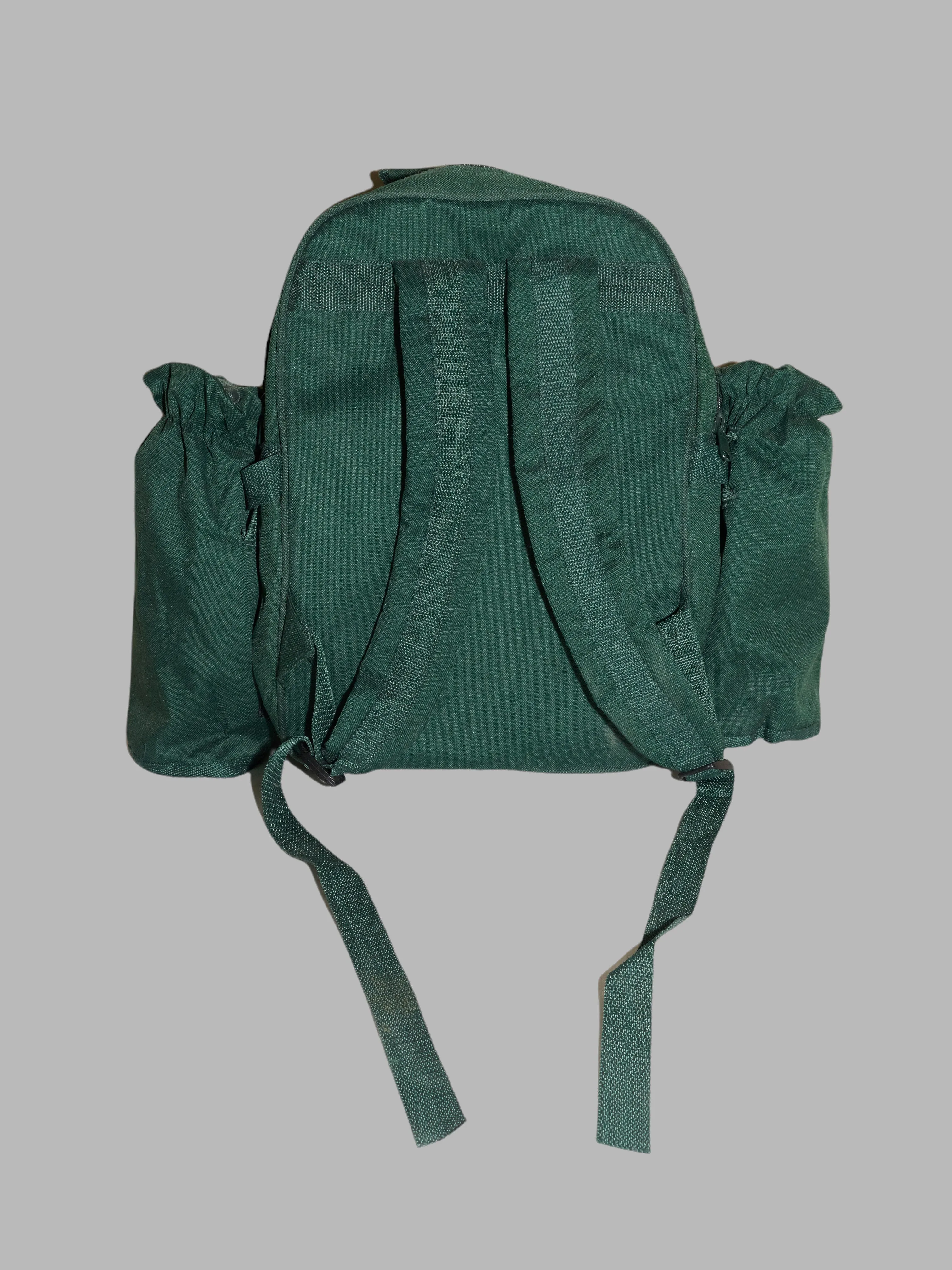 Green canvas “Lt Legal innovation and tech fest” backpack with full picnic set