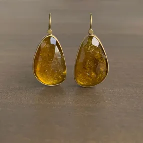 Honey Gold Tourmaline Earrings