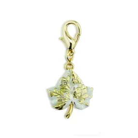 Ivy Gold Tone Drop Charm