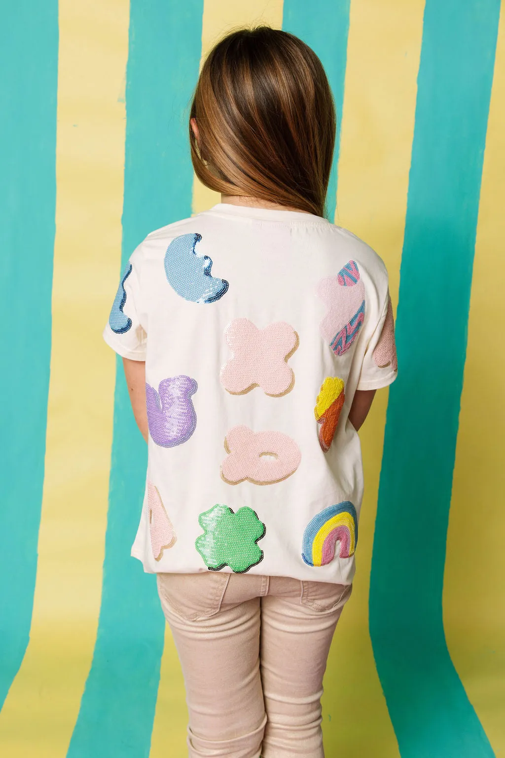 Kids Ivory Lucky Charm Icon Tee