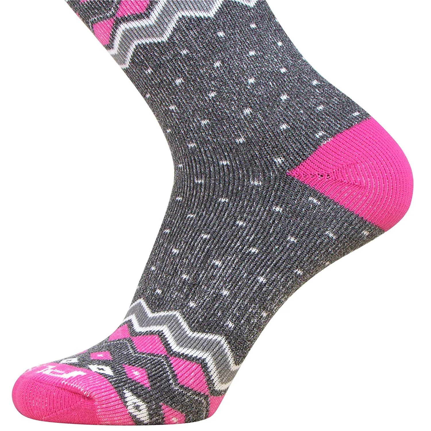 Midweight Snowflake Ski Socks