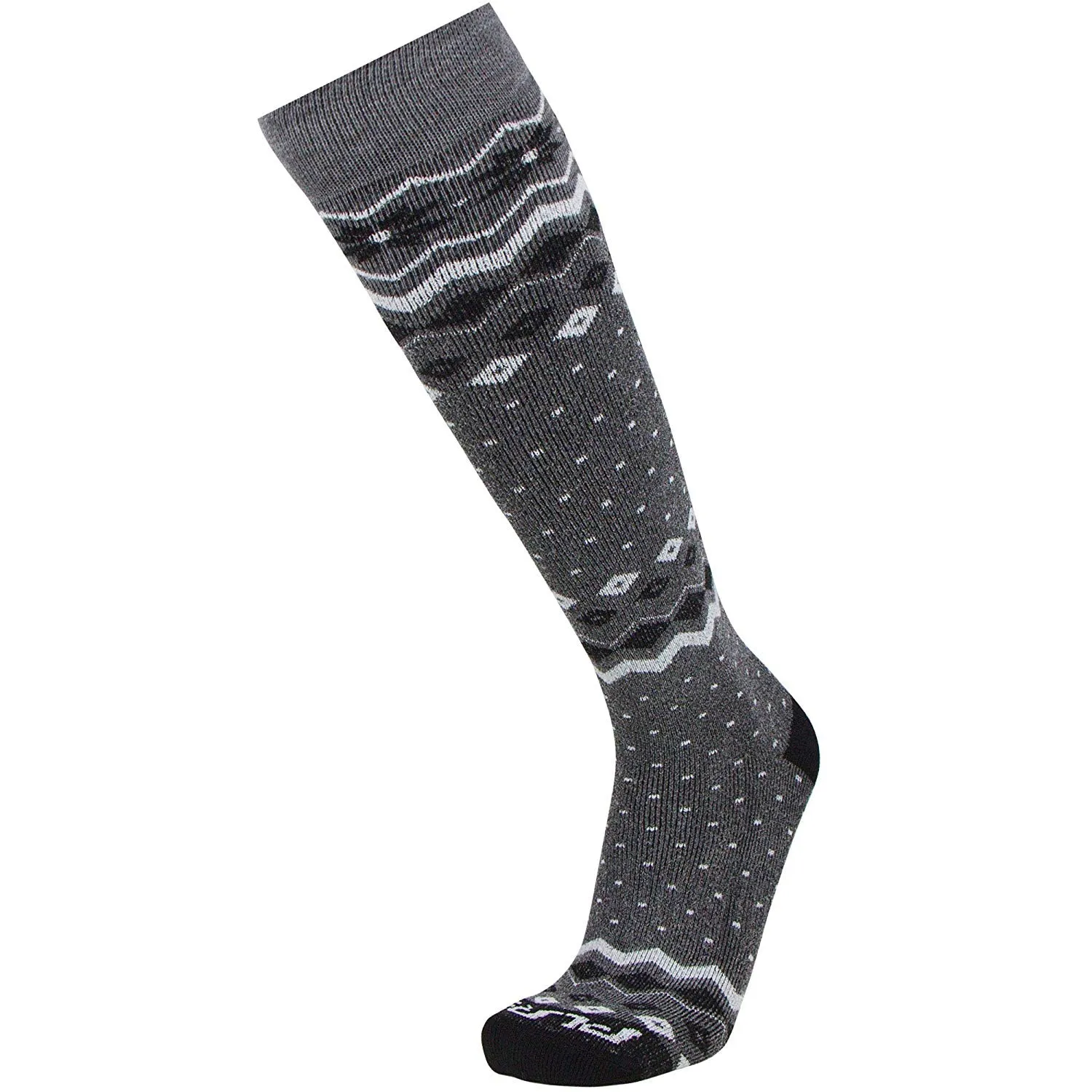 Midweight Snowflake Ski Socks