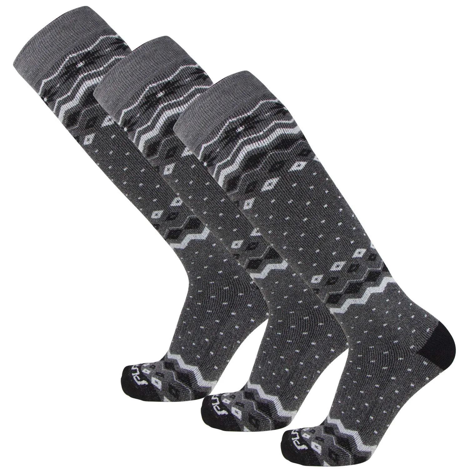 Midweight Snowflake Ski Socks