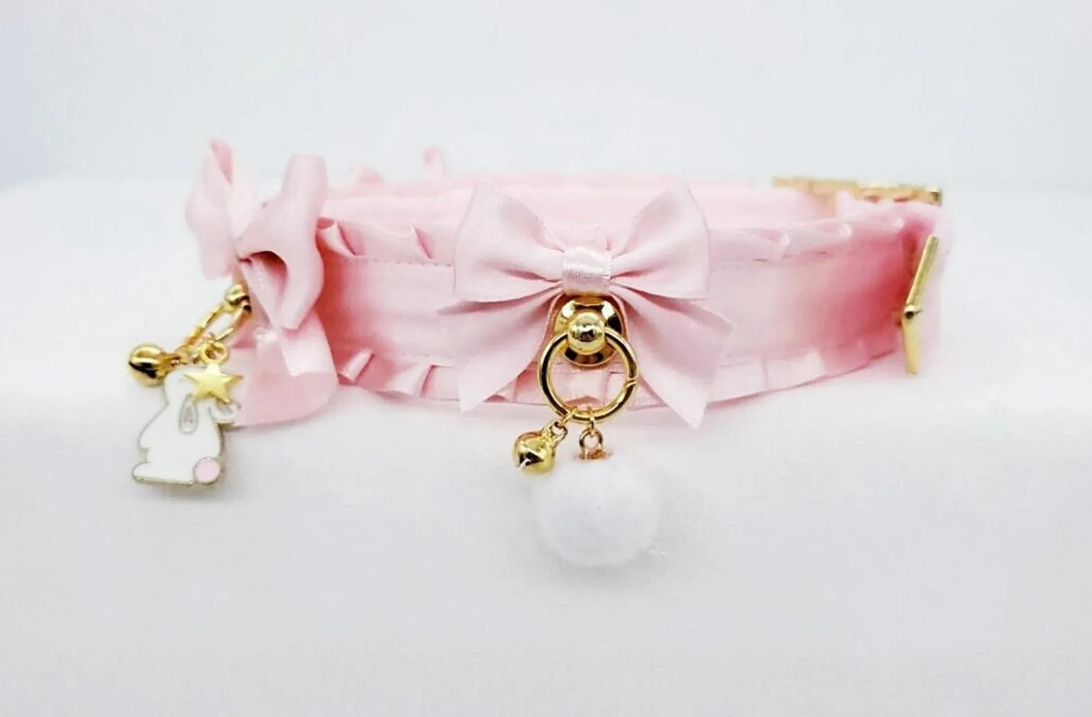 Pink Luxe Bunny Collar