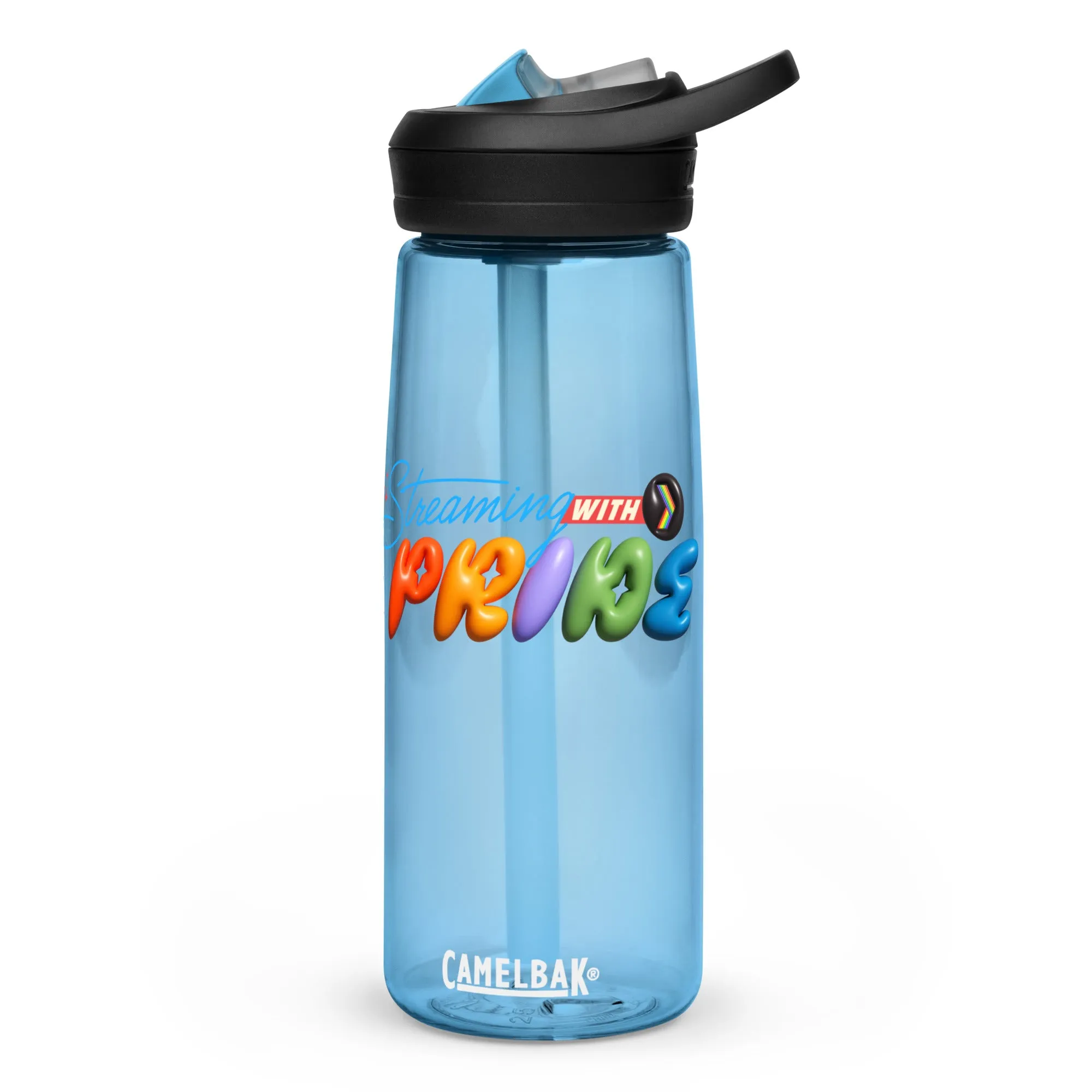 Streaming with Pride Water Bottle (Ships from US)