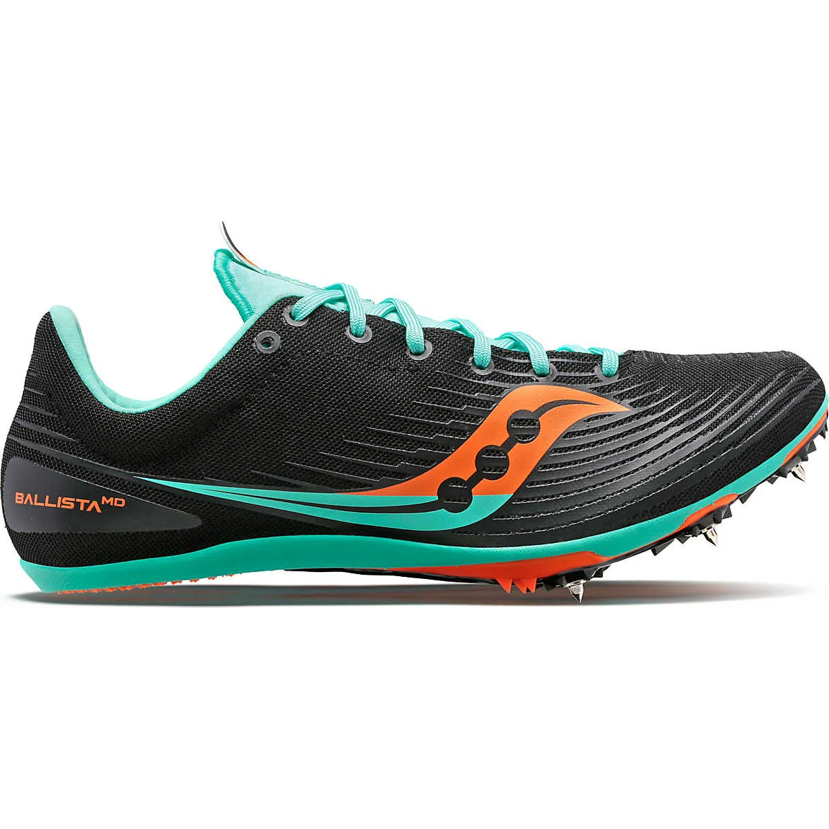 Women's Saucony Ballista MD (Black/Cool Mint)